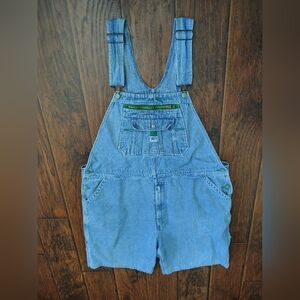 Vintage Liberty Overalls light wash denim bib overalls shorts Size 44